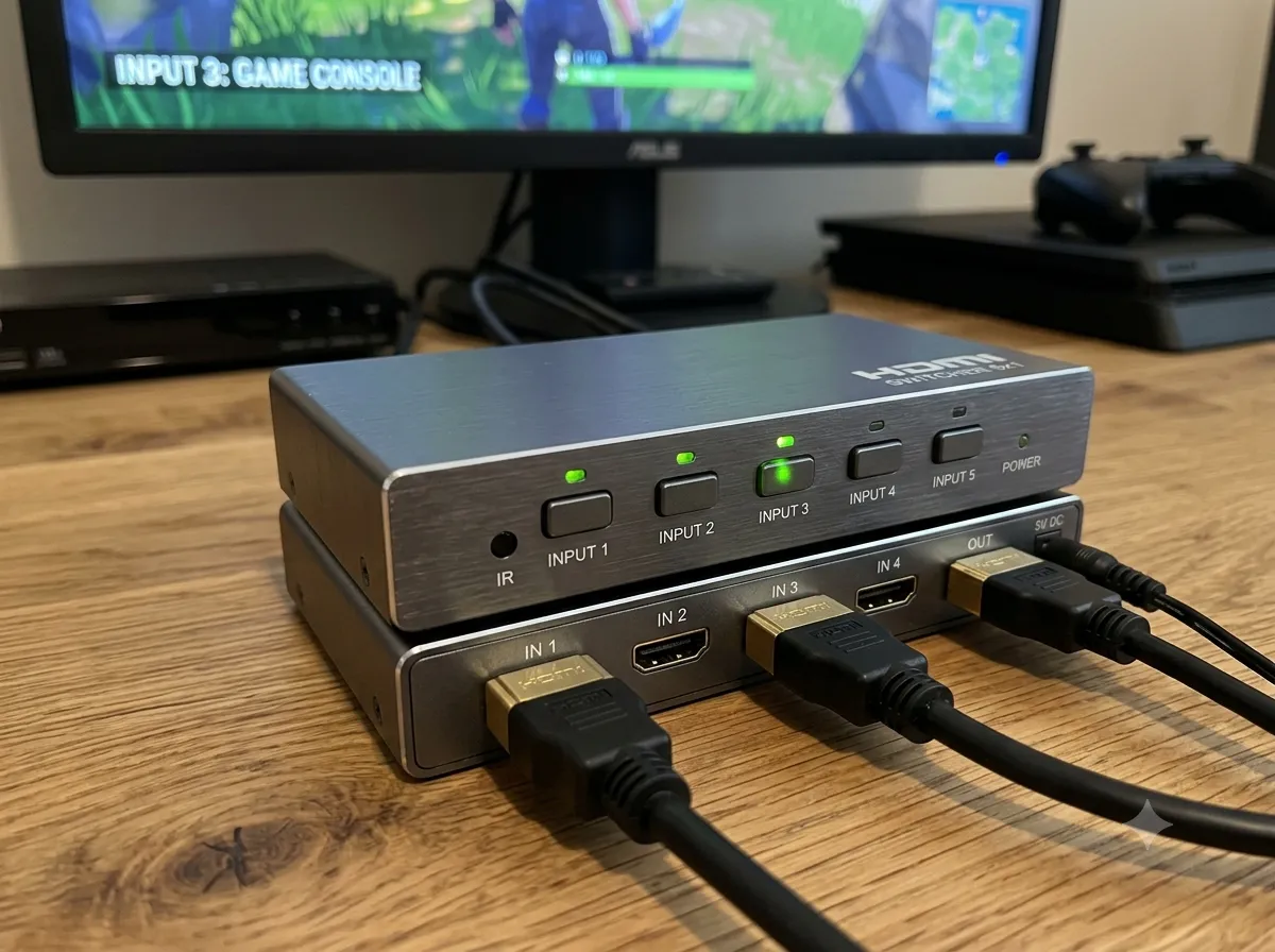 Fungsi HDMI Switcher, Solusi Sambungkan Banyak Perangkat ke Satu TV