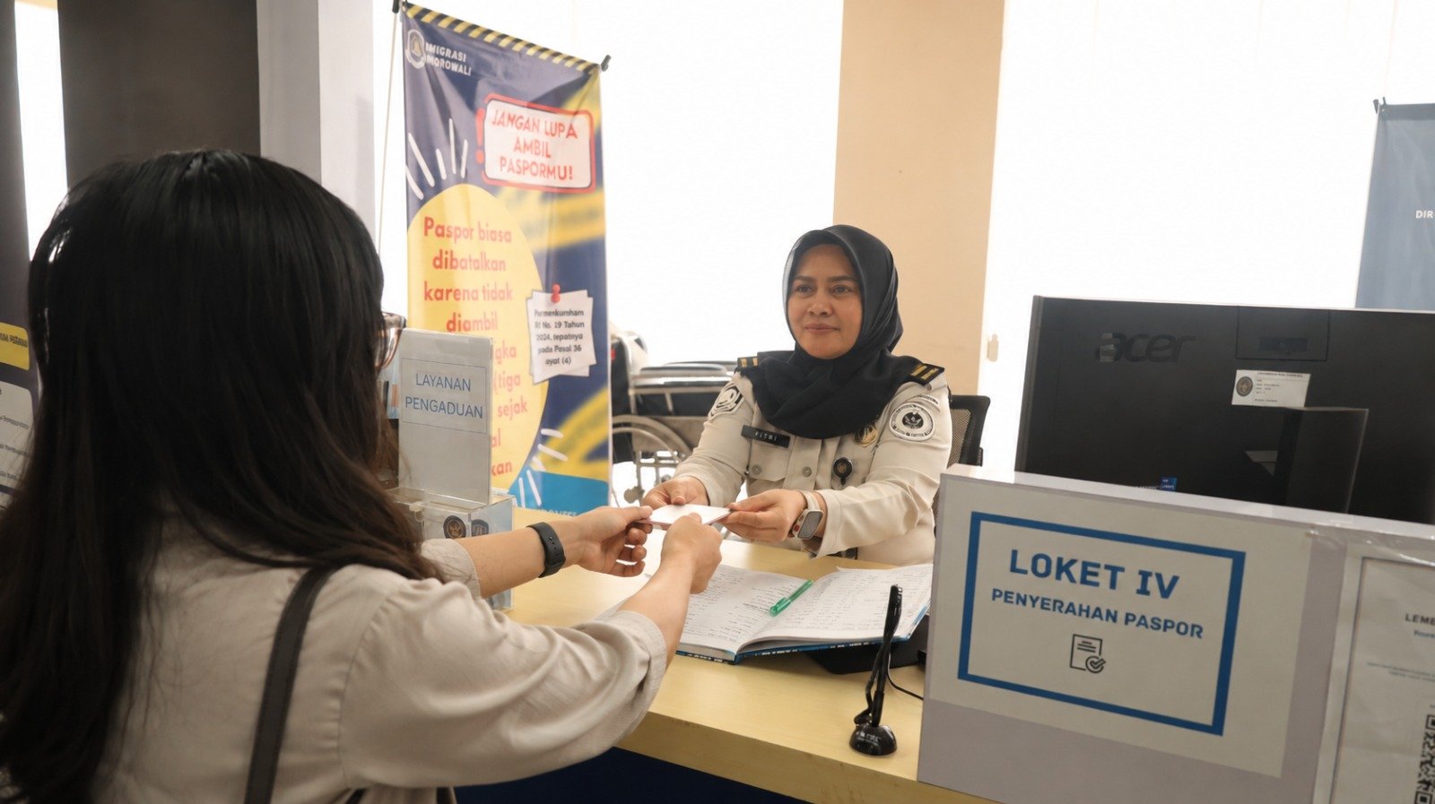 Imigrasi Morowali Ingatkan Pemohon Ambil Paspor Terbit Maksimal 30 Hari, Lewat Batas Dibatalakan