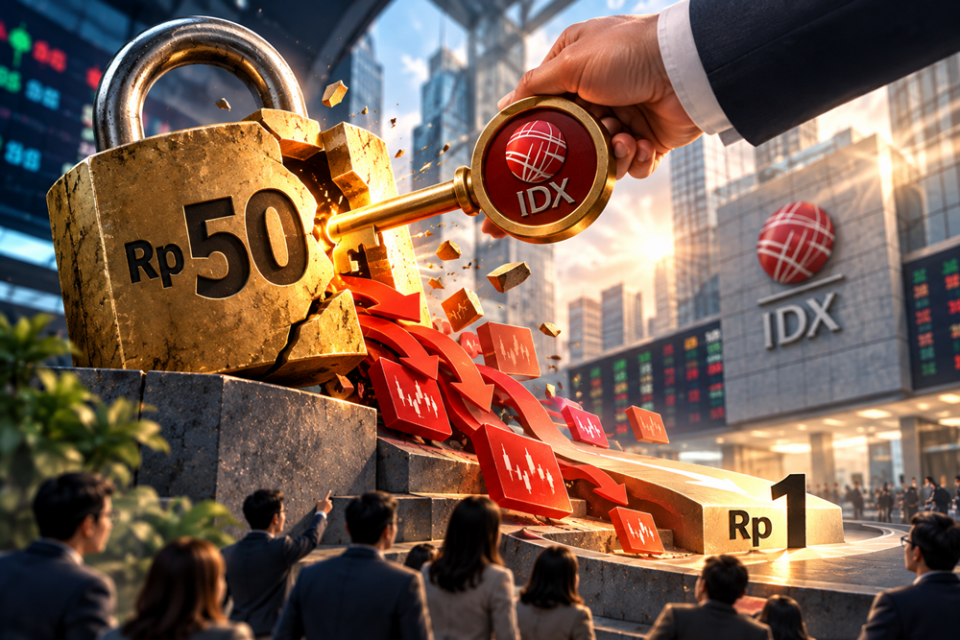 BEI Buka Batas Harga Rp 1, 14 Saham Gocap Langsung ARB di Hari Pertama