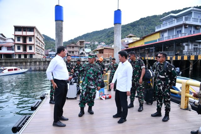 Danlanud RSA Natuna Kagumi Pesona Kepulauan Anambas Usai Kunjungan Kehormatan ke Bupati Aneng