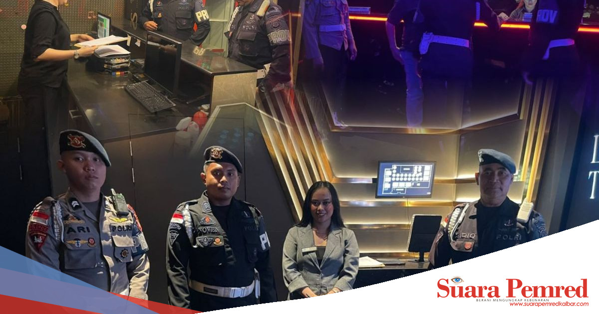 Provos Satbrimob Polda Kalbar Patroli Tempat Hiburan Malam Pontianak, Cegah Personel Langgar Disiplin di Luar Jam Dinas