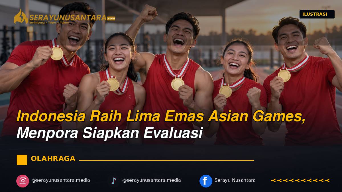 Indonesia Raih 5 Emas Asian Games 2026, Erick Thohir Siapkan Evaluasi Pembinaan
