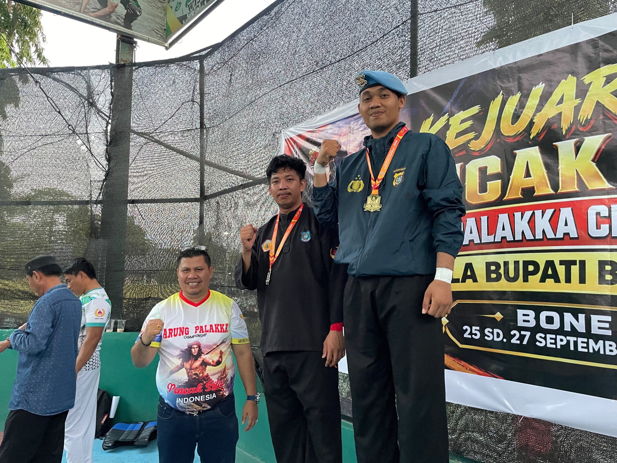 Personel Polresta Kendari Sumbang Emas, Polda Sultra Raih Juara Umum III Arung Palakka Championship 2026