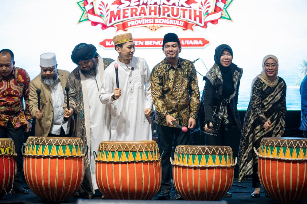Gebyar Merah Putih Bengkulu Utara Dibuka Gubernur di Tengah Hujan Deras, 10 Hari Libatkan UMKM Lokal