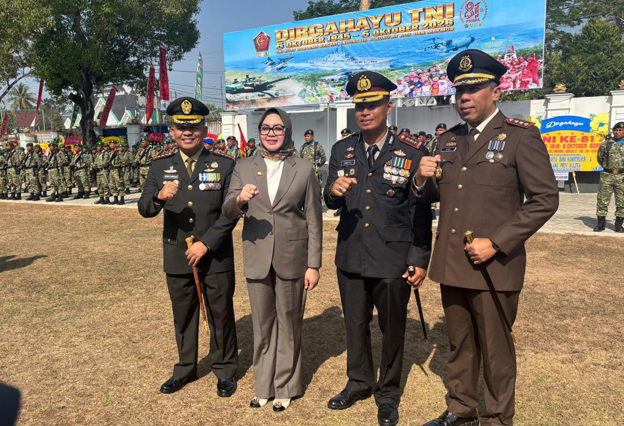 Wali Kota Kendari Siska Karina Imran Hadiri HUT TNI ke-81 di Korem 143/HO, Tekankan Sinergi untuk Program Pembangunan