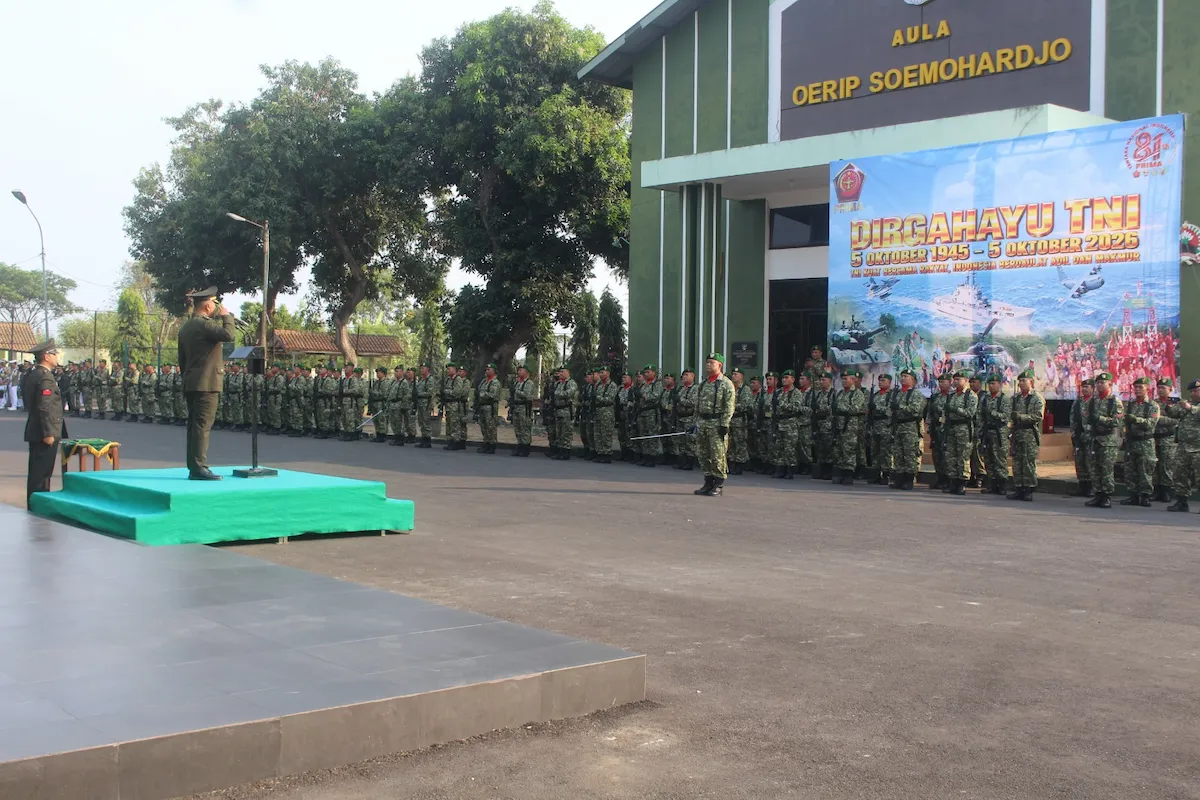 Kodim 0711/Pemalang Gelar Upacara HUT Ke-81 TNI, Kasdim Bacakan Amanat Panglima Soal Kepercayaan Rakyat