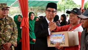 HUT ke-81 TNI di Karimun, Kodim 0317/TBK Teguhkan Sinergi TNI-Polri dan Forkopimda