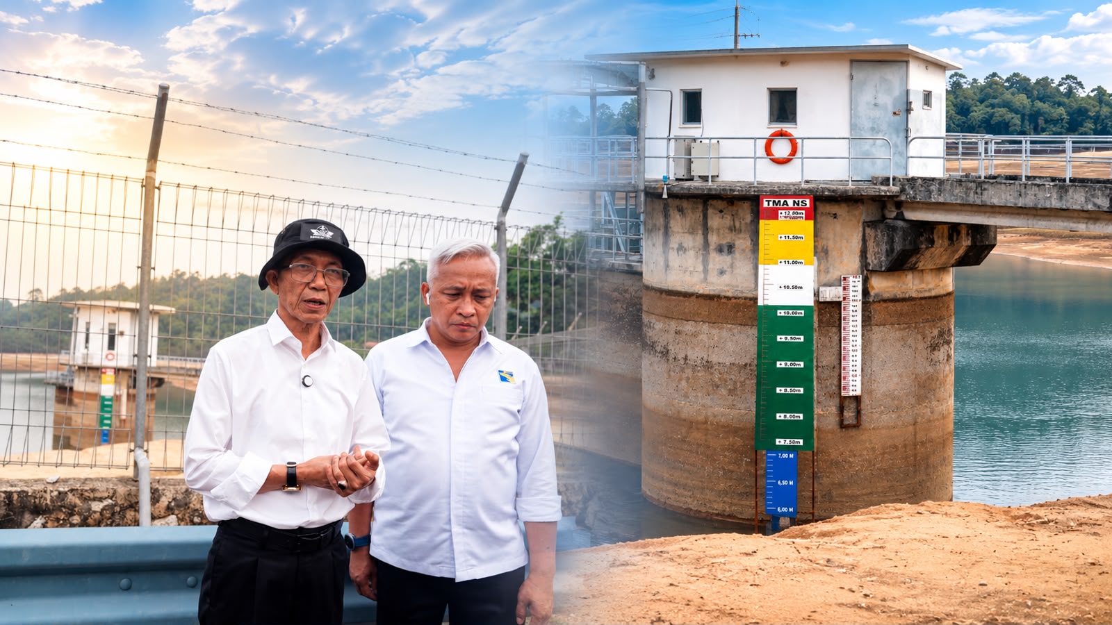 Kepala BP Batam Amsakar Achmad Tinjau Waduk Nongsa, Pipa Interkoneksi dari Kebun Raya Dikebut Atasi Krisis Air