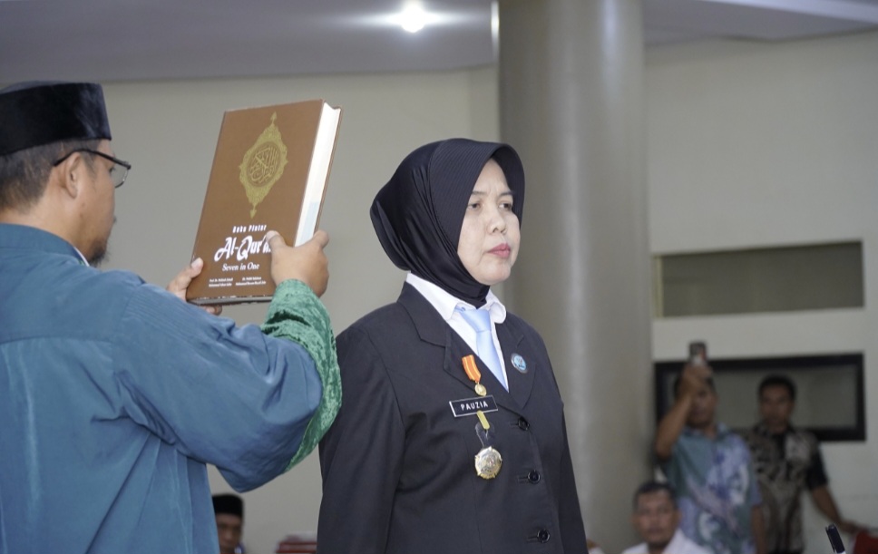 Kepala BNN Provinsi Maluku Utara Lantik AKBP Pauzia Jadi Kepala BNN Kota Tidore Kepulauan