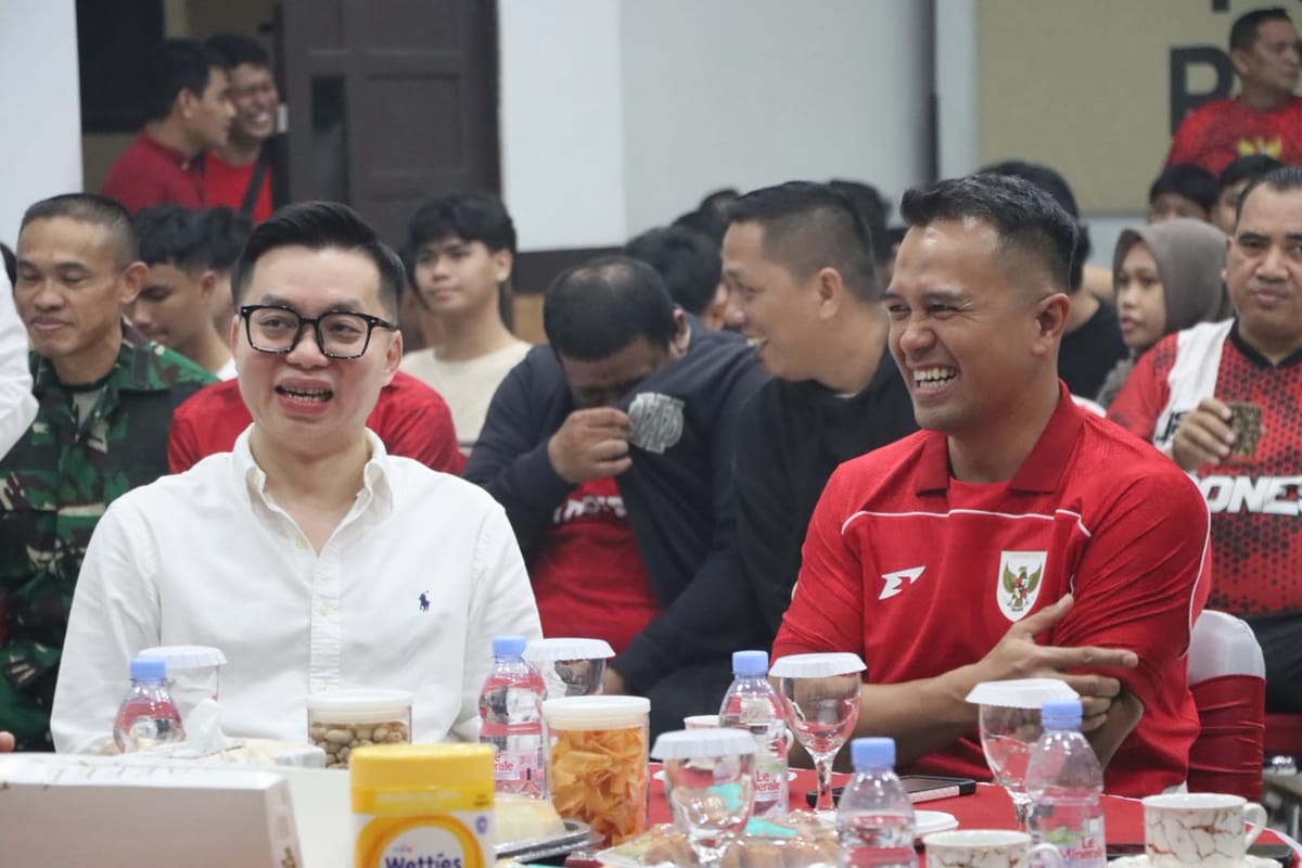 Polresta Pontianak Gelar Nobar Final ASEAN Cup 2026, 100 Orang dari Forkopimda hingga Ojol Hadir