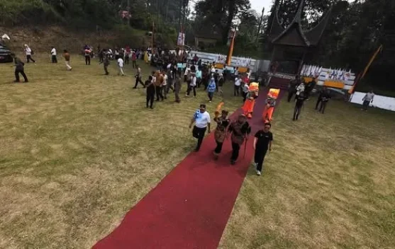 Api PORPROV XVI Sumbar 2026 Diambil di Pariangan, Kirab Menuju Padang Dimulai