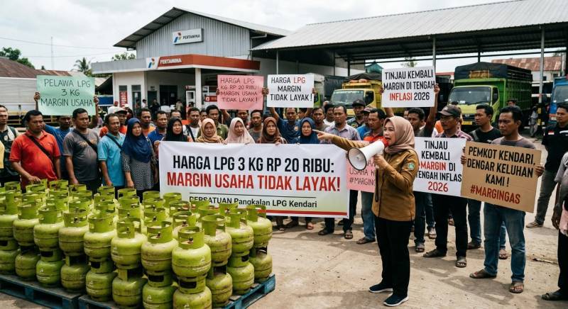 Persatuan Pangkalan LPG 3 Kg Kendari Dukung Harga Rp20.000, Minta Margin Usaha Dievaluasi