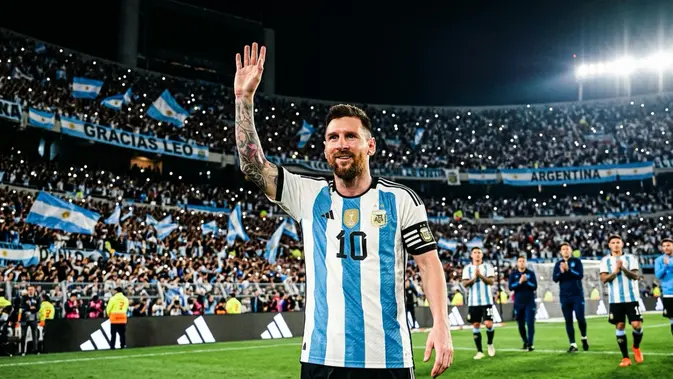 Jersey Terakhir Lionel Messi bersama Argentina Jadi Buruan Kolektor Dunia