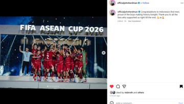 Timnas Indonesia Juara ASEAN Cup 2026, Pemain Bagikan Selebrasi di Media Sosial