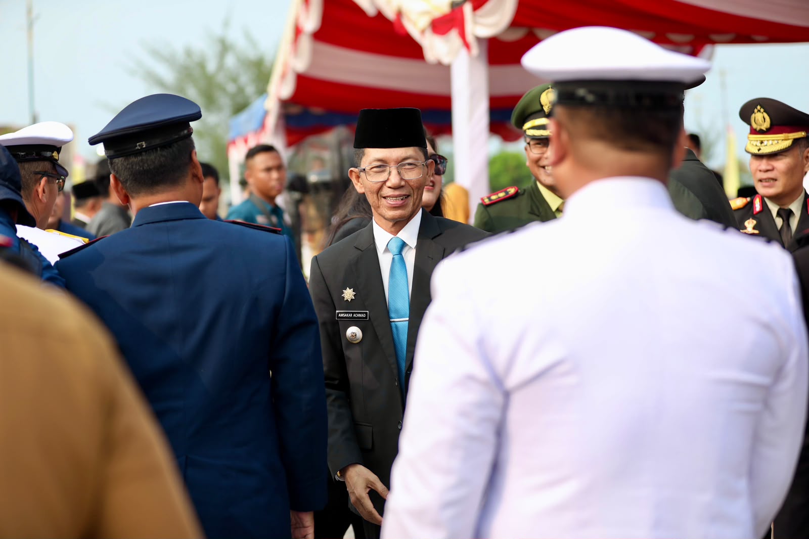 Wali Kota Batam Amsakar Hadiri HUT ke-81 TNI di Tanjungpinang, Tegaskan Sinergi Jaga Keamanan Maritim Kepri