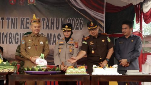 Ketua DPRD Gunung Mas Hadiri HUT ke-81 TNI di Kodim 1018, Forkopimda Perkuat Sinergi Lintas Lembaga