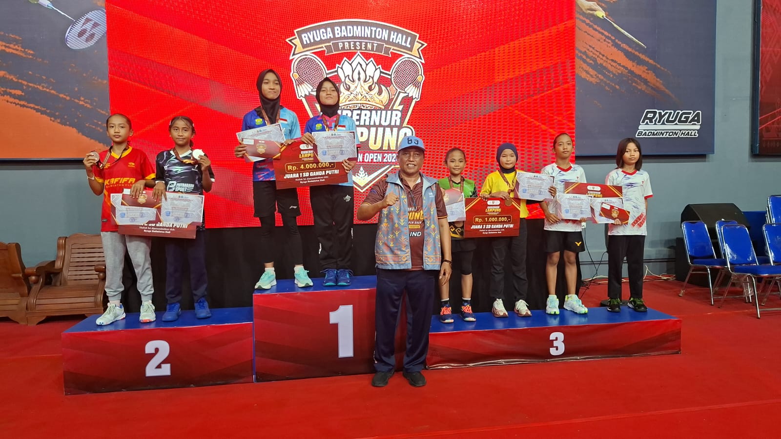 Kejuaraan Gubernur Lampung Badminton Open 2026 Tuntas, 665 Atlet Berebut Juara di 5 Kelompok