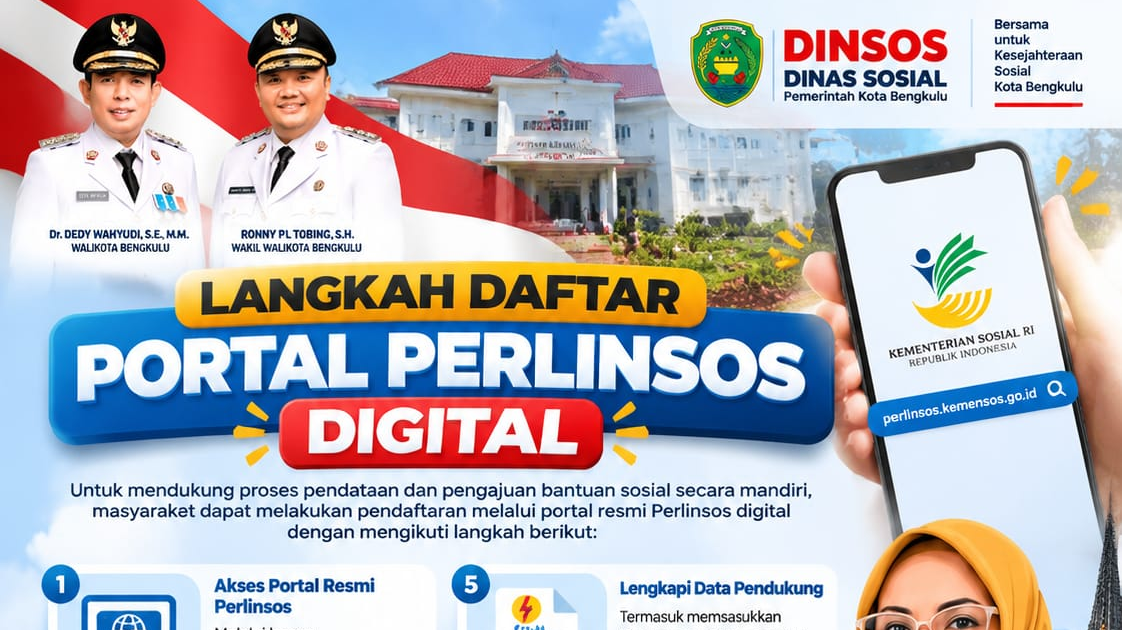 Dinas Sosial Kota Bengkulu Ajak Warga Jadi Agen Perlinsos, Data Bansos Bisa Diusul dan Disanggah Lewat Portal Digital
