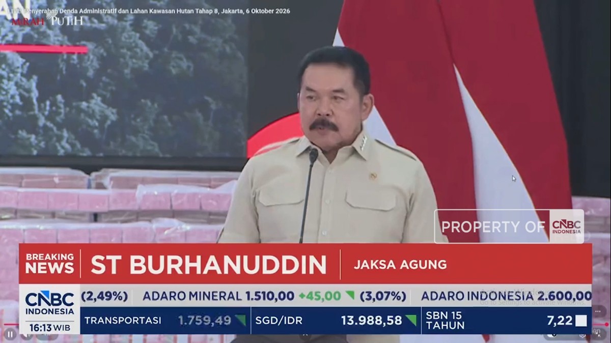 Jaksa Agung Serahkan Rp 13,241 Triliun Sitaan Satgas PKH ke Kas Negara