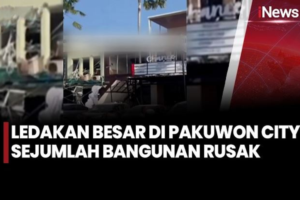 Ledakan Pakuwon City Surabaya Lukai 5 Pekerja, Puluhan Ruko Rusak