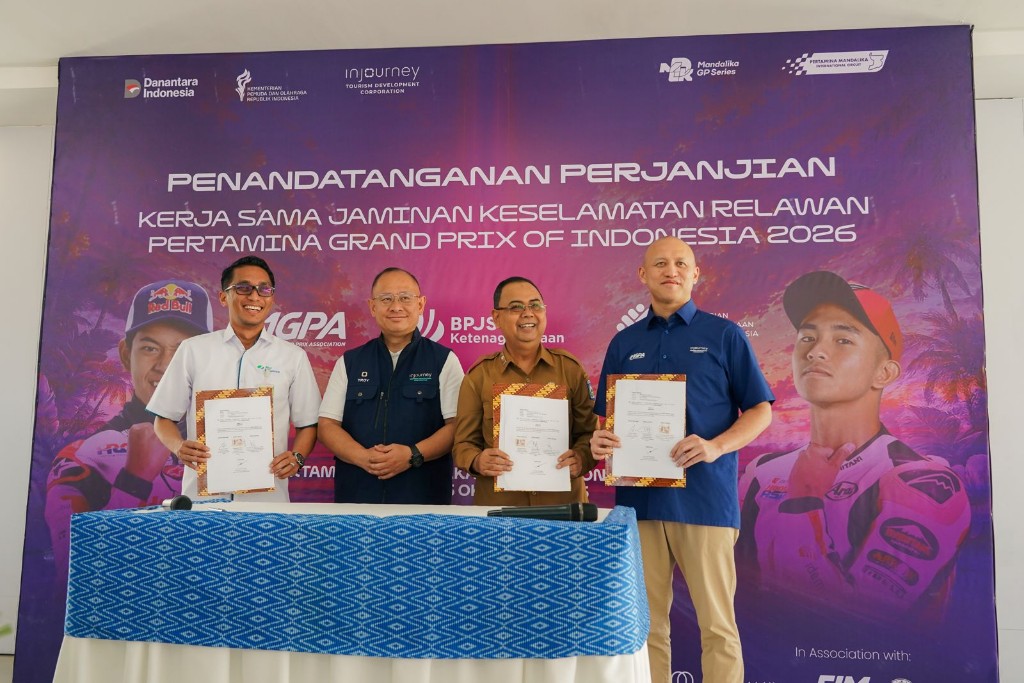 Jelang MotoGP Mandalika 2026, 2.000 Volunteer Dapat JKK dan JKM