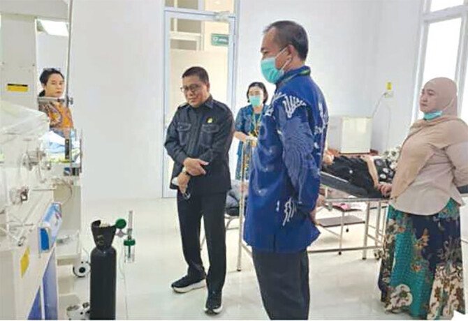 DPRD Palangka Raya Cek Puskesmas Menteng, Oksigen dan IGD Siaga 24 Jam Hadapi Kabut Asap Karhutla