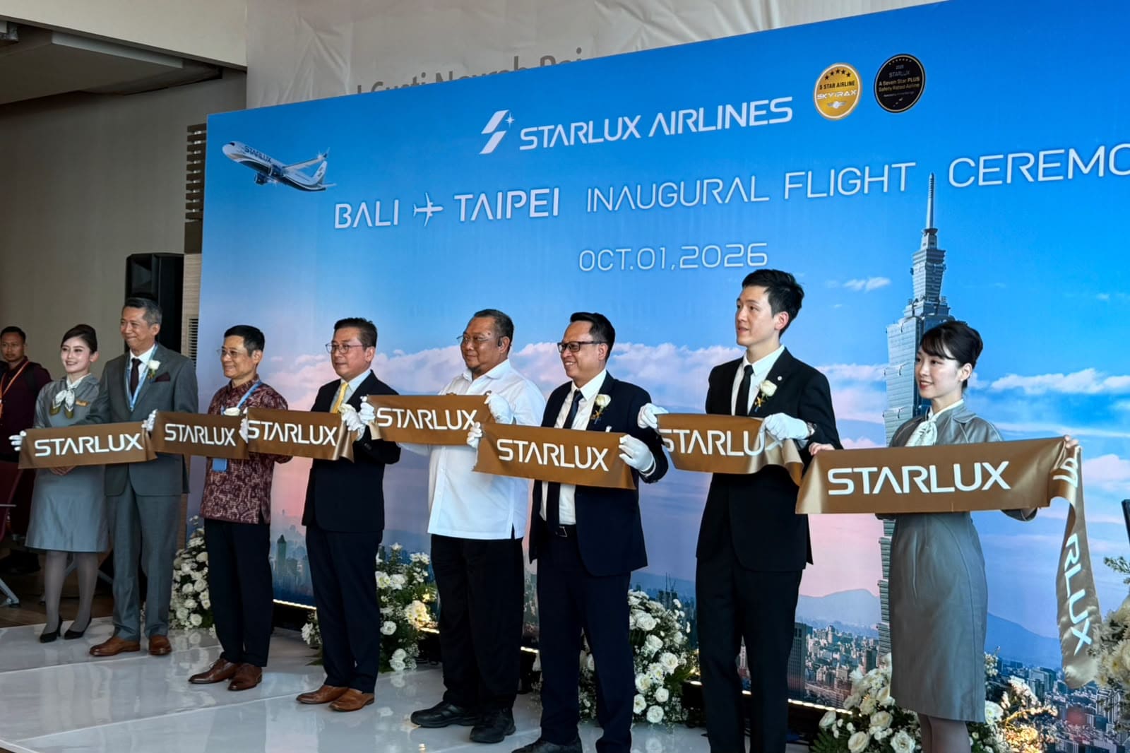 STARLUX Airlines Terbang Langsung Taipei–Denpasar Mulai 1 Oktober 2026
