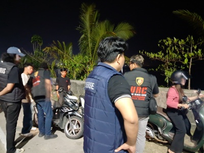 URC Ditreskrimum Polda Sulbar Patroli Malam di Mamuju, Sisir Anjungan Manakarra hingga Jalan Arteri