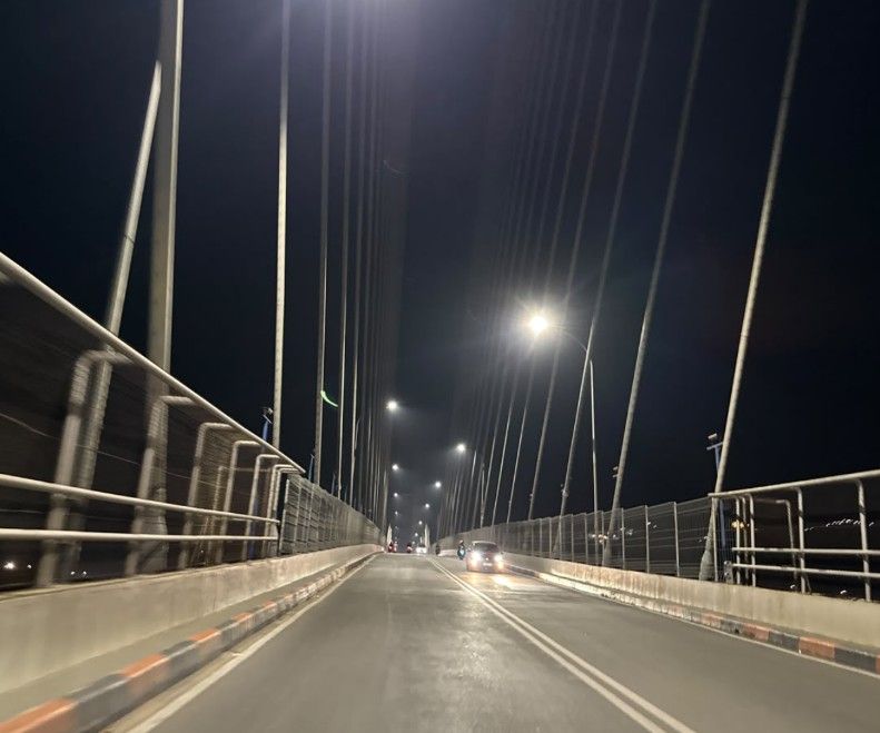 Dishub Samarinda Nyalakan Lampu Jembatan Achmad Amins, 59 Tiang Diperbaiki dengan Anggaran Rp949 Juta