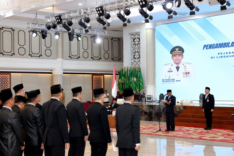 Wagub Sumut Surya Minta 188 Pejabat Baru Hapus Ego Sektoral, Fokus Benahi Pelayanan Publik