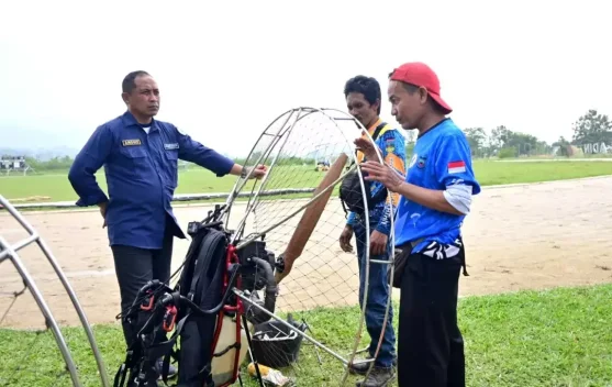 Danlanud Sutan Sjahrir Tinjau 3 Nomor Dirgantara Porprov XVI Sumbar, 132 Atlet dari 14 Kabupaten/Kota Berlaga di Solok