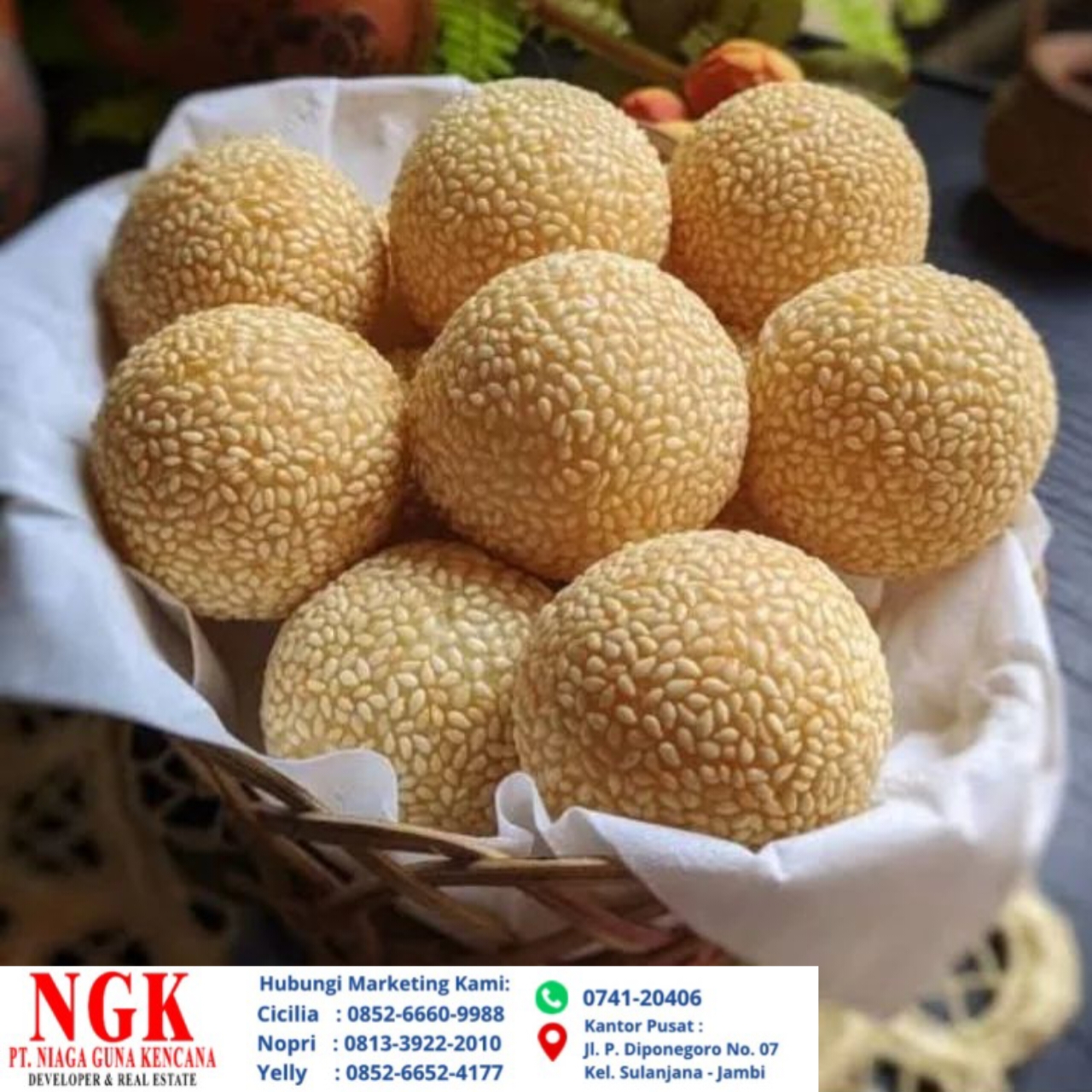 Resep Onde-Onde Wijen Lembut dan Anti Kempes, Camilan Tradisional yang Tetap Jadi Buruan di Pasar Jambi