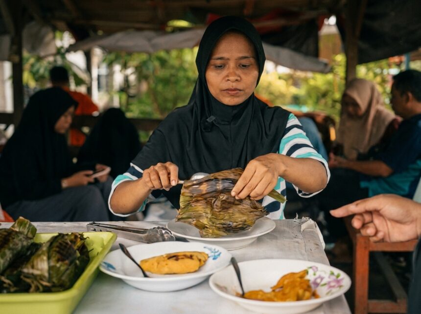 Lompong Sagu, Kuliner Langka Khas Minangkabau di Kuranji Kota Padang