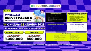 Brevet Pajak C Batch 27 Dibuka, Kupas Transfer Pricing hingga Sertifikasi CPTT