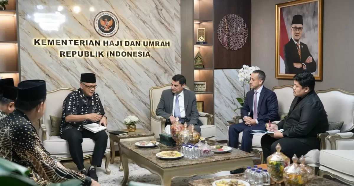 Menhaj Bahas MoU Wisata Jamaah Haji dan Umrah Indonesia ke Yordania