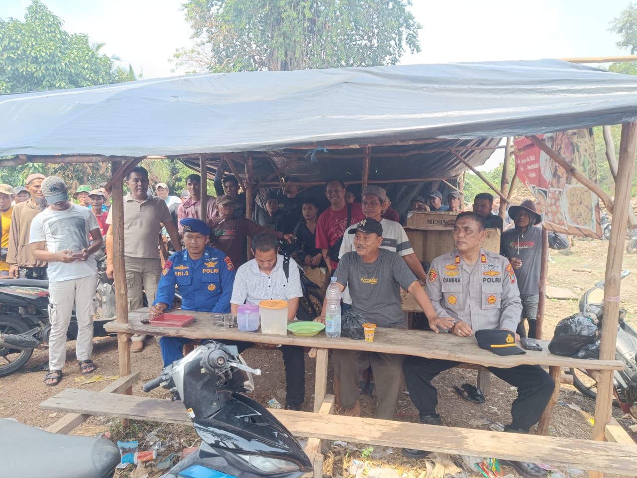 Polres Bangka Barat Imbau 75 Penambang DAS Kampak Setop Aktivitas Tambang Ilegal