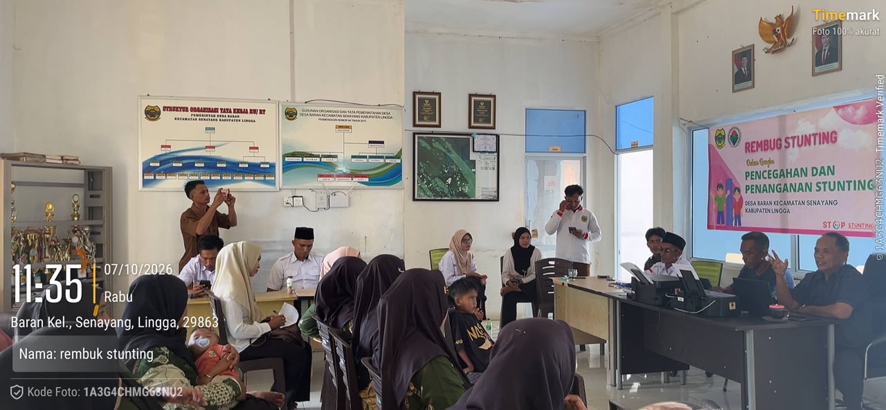 Rembuk Stunting Desa Baran 2026: Kolaborasi Cegah Gangguan Tumbuh Kembang Anak