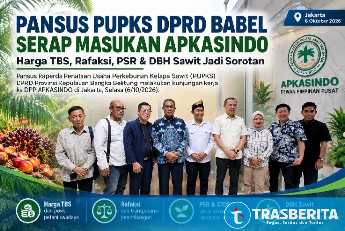Pansus DPRD Babel Dorong Regulasi Harga TBS dan Pengawasan PKS Lindungi Petani Sawit Swadaya