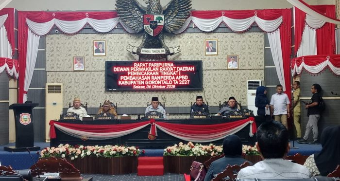 DPRD Kabupaten Gorontalo Mulai Bahas Ranperda APBD 2027, Ketua DPRD Ingatkan Anggaran Harus Berdampak ke Warga
