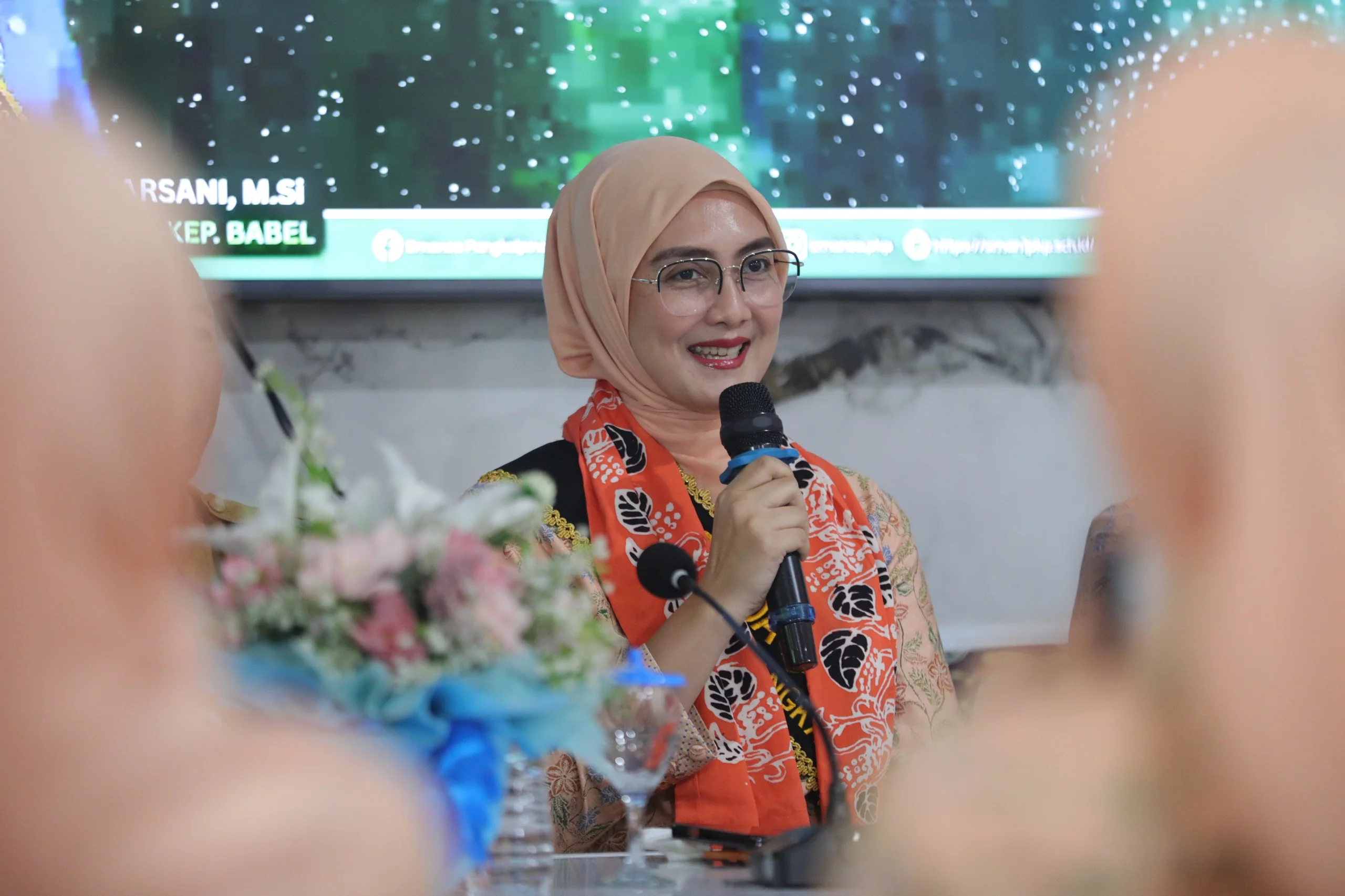 Bunda Literasi Kepri Noni Hidayat Arsani Ajak Siswa SMAN 1 Pangkalpinang Tingkatkan Minat Baca
