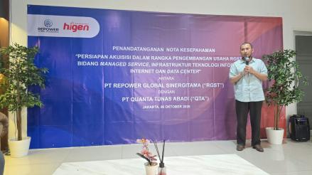 Anak Usaha REAL Teken MoU Akuisisi dengan HIGEN, Ekspansi ke Data Center