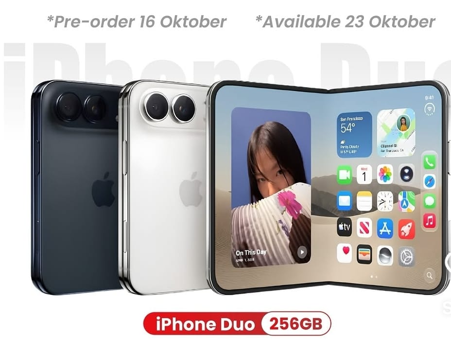 Apple Buka Pengiriman Aplikasi untuk iPhone Duo, Rilis 23 Oktober 2026