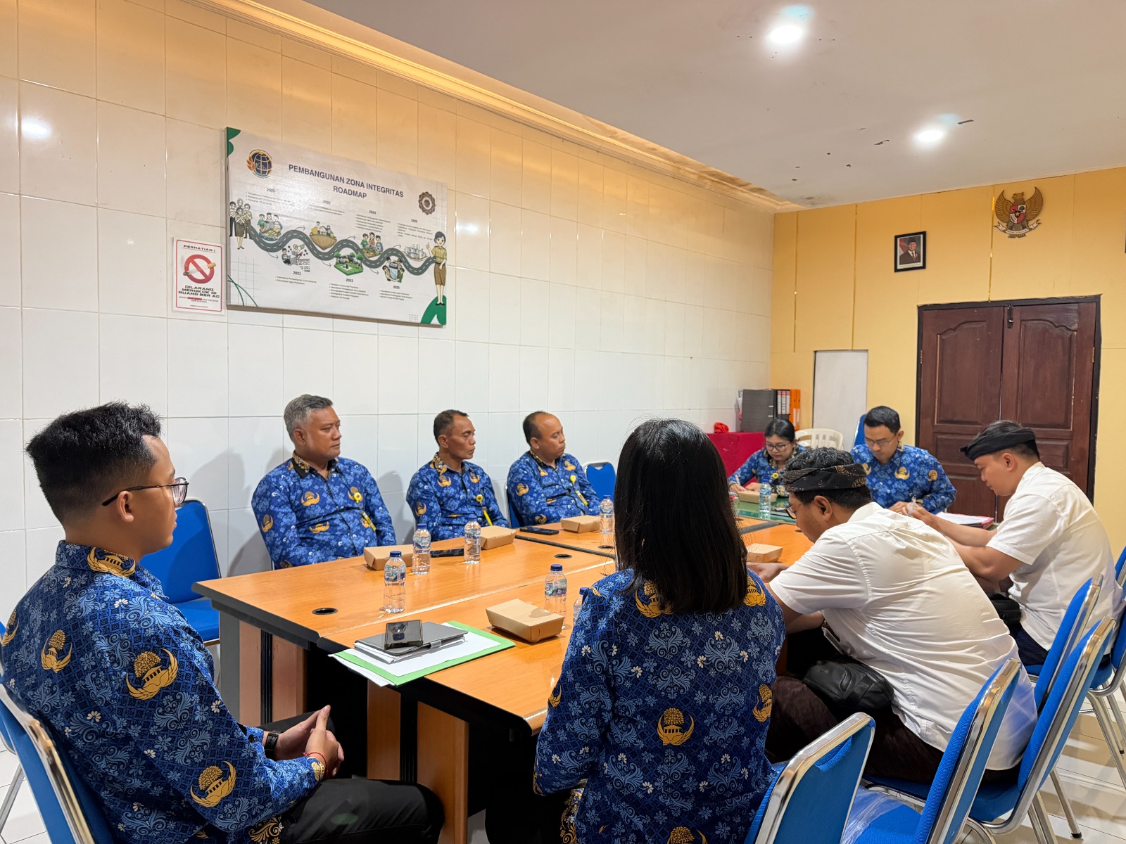 Kantor Pertanahan Klungkung Bahas PKKPR Berusaha dan Nonberusaha Bersama Dinas PUPRPKP dan DLHP