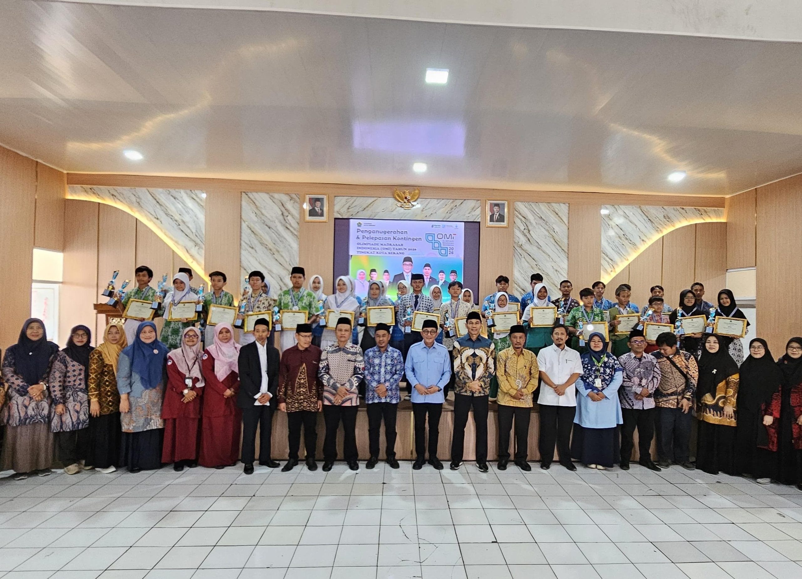 33 Siswa Madrasah Kota Serang Berlaga di OMI Tingkat Banten, Target Tembus Nasional