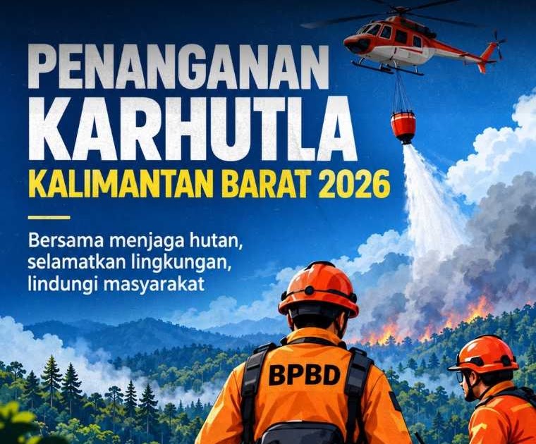 Bantuan Presiden Rp40 Miliar untuk Karhutla Kalbar, Baru Rp13,16 Miliar Dicairkan