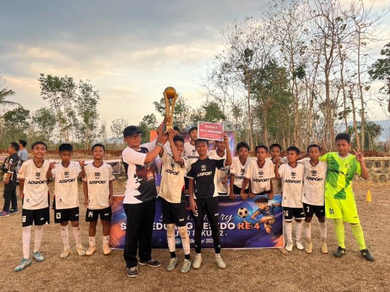 New Persik's 84 Juara Anniversary Keduang Pesido ke-4 KU 12 Usai Tekuk Macan Tuban Merah 1-0