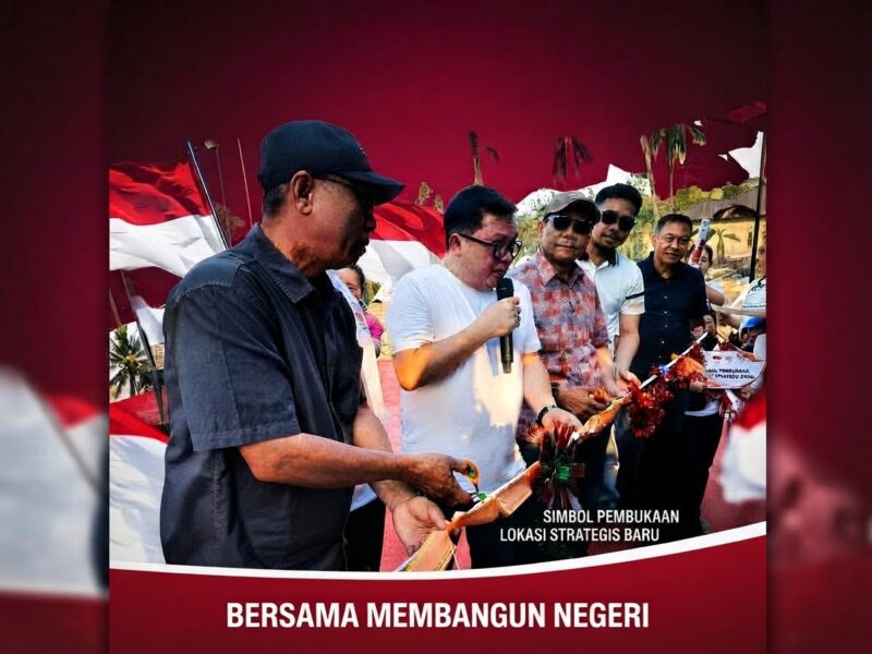 Lapangan Voli Konawe Diresmikan, H Amir Bangun Pakai Dana Pribadi