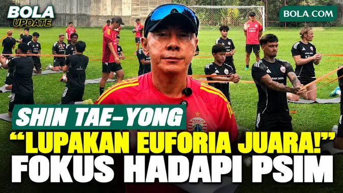 Shin Tae-yong Minta 5 Pemain Timnas di Persija Lupakan Euforia Juara ASEAN Cup