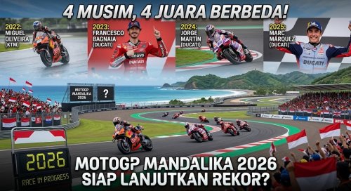MotoGP Mandalika 2026: Tradisi 4 Juara Berbeda Siap Diuji Lagi