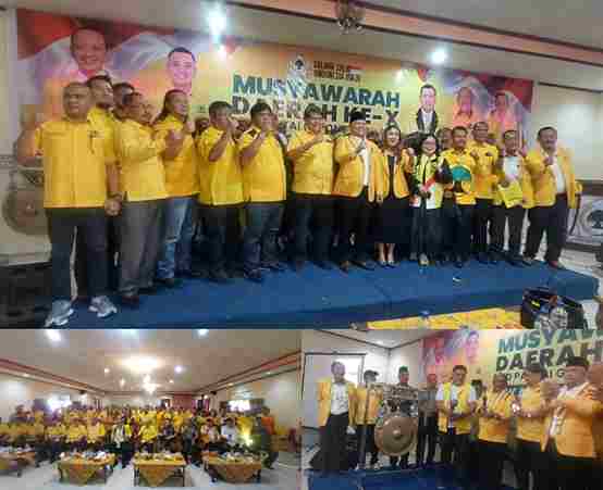 Musda X Golkar Dairi Tetapkan Sabam Sibarani Ketua Periode 2025–2030, Satu-satunya Calon yang Kembalikan Formulir